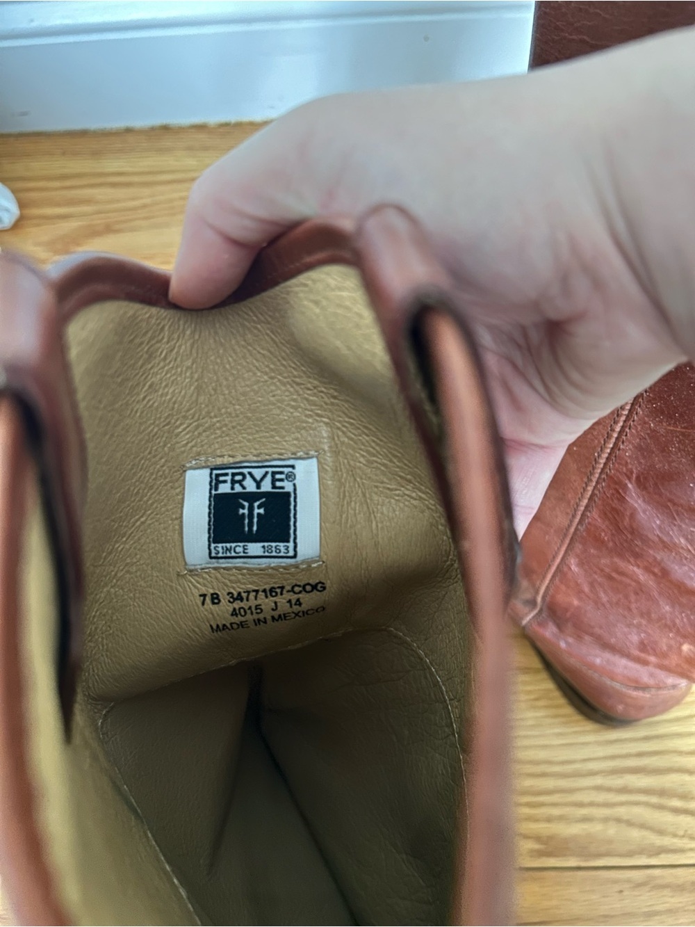 Frye Melissa Button Leather Brown Tall Boots - Picture 10 of 11